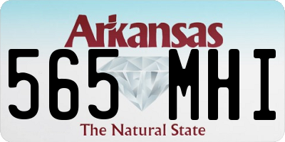 AR license plate 565MHI
