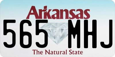 AR license plate 565MHJ