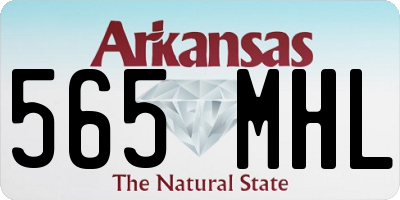 AR license plate 565MHL