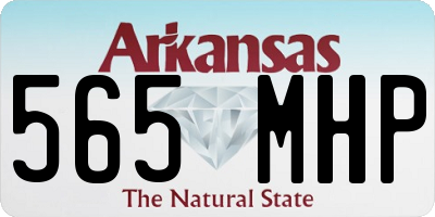 AR license plate 565MHP