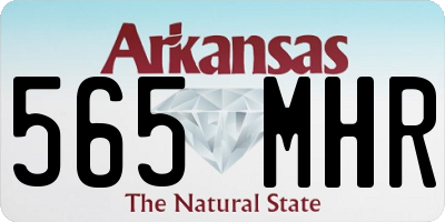 AR license plate 565MHR