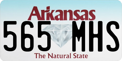 AR license plate 565MHS