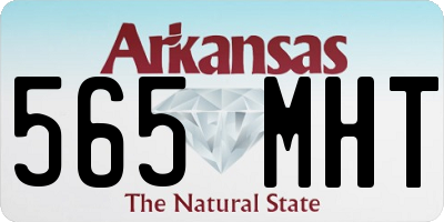 AR license plate 565MHT