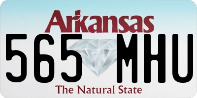 AR license plate 565MHU