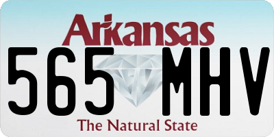 AR license plate 565MHV