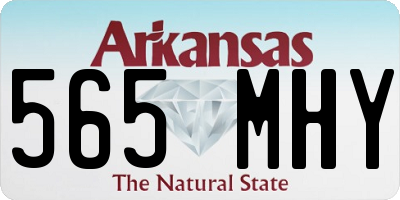 AR license plate 565MHY