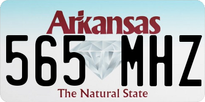 AR license plate 565MHZ