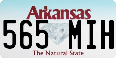 AR license plate 565MIH