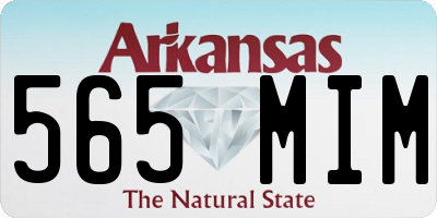 AR license plate 565MIM