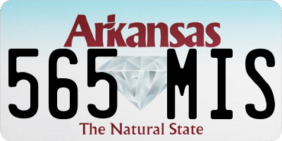 AR license plate 565MIS