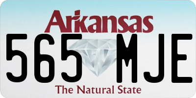 AR license plate 565MJE