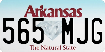 AR license plate 565MJG