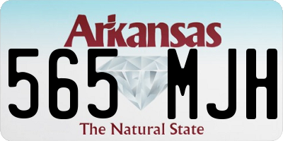 AR license plate 565MJH