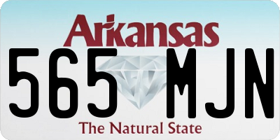 AR license plate 565MJN
