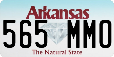 AR license plate 565MMO