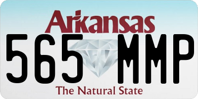 AR license plate 565MMP