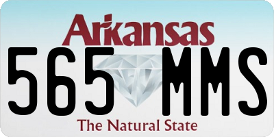AR license plate 565MMS