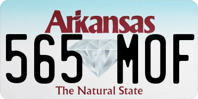 AR license plate 565MOF