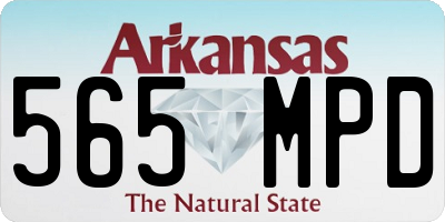 AR license plate 565MPD