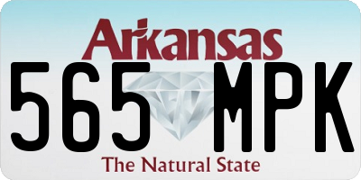 AR license plate 565MPK