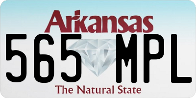 AR license plate 565MPL