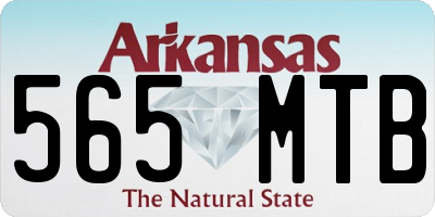 AR license plate 565MTB