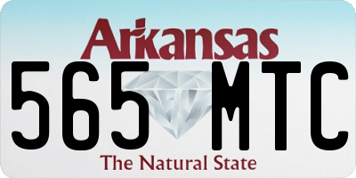 AR license plate 565MTC