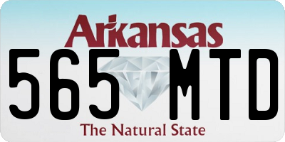 AR license plate 565MTD