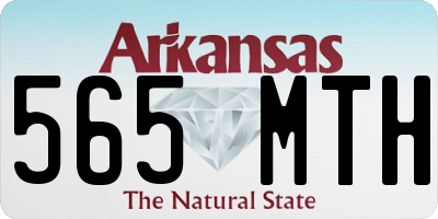 AR license plate 565MTH