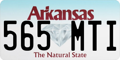 AR license plate 565MTI