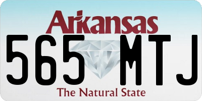 AR license plate 565MTJ