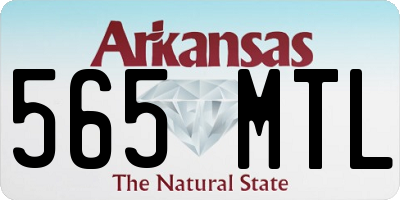 AR license plate 565MTL