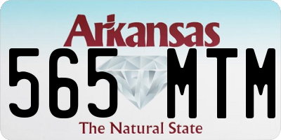 AR license plate 565MTM