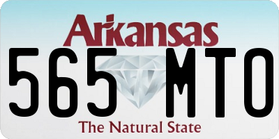 AR license plate 565MTO