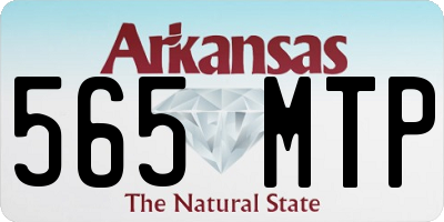 AR license plate 565MTP