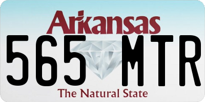 AR license plate 565MTR