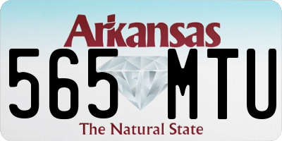 AR license plate 565MTU