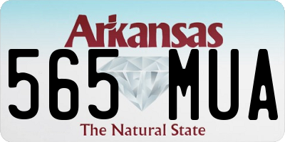 AR license plate 565MUA
