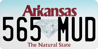 AR license plate 565MUD
