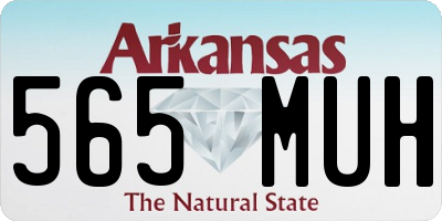 AR license plate 565MUH