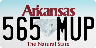 AR license plate 565MUP