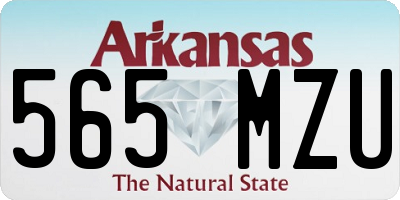 AR license plate 565MZU