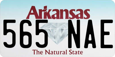 AR license plate 565NAE
