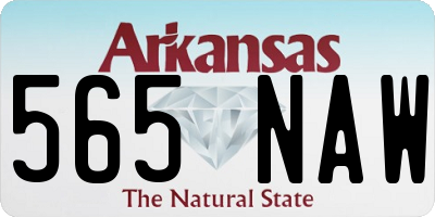 AR license plate 565NAW