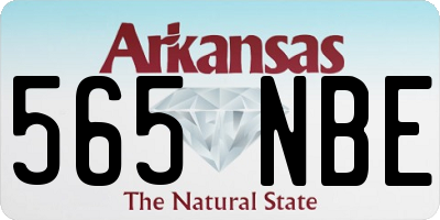 AR license plate 565NBE