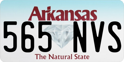 AR license plate 565NVS