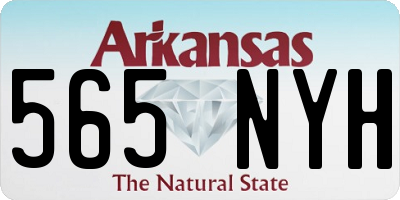 AR license plate 565NYH