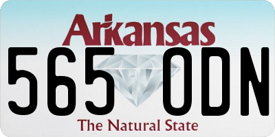 AR license plate 565ODN