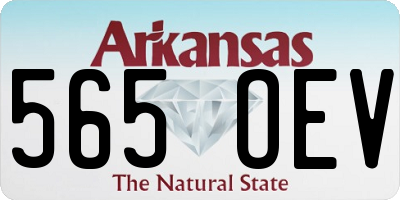 AR license plate 565OEV
