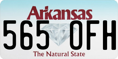 AR license plate 565OFH